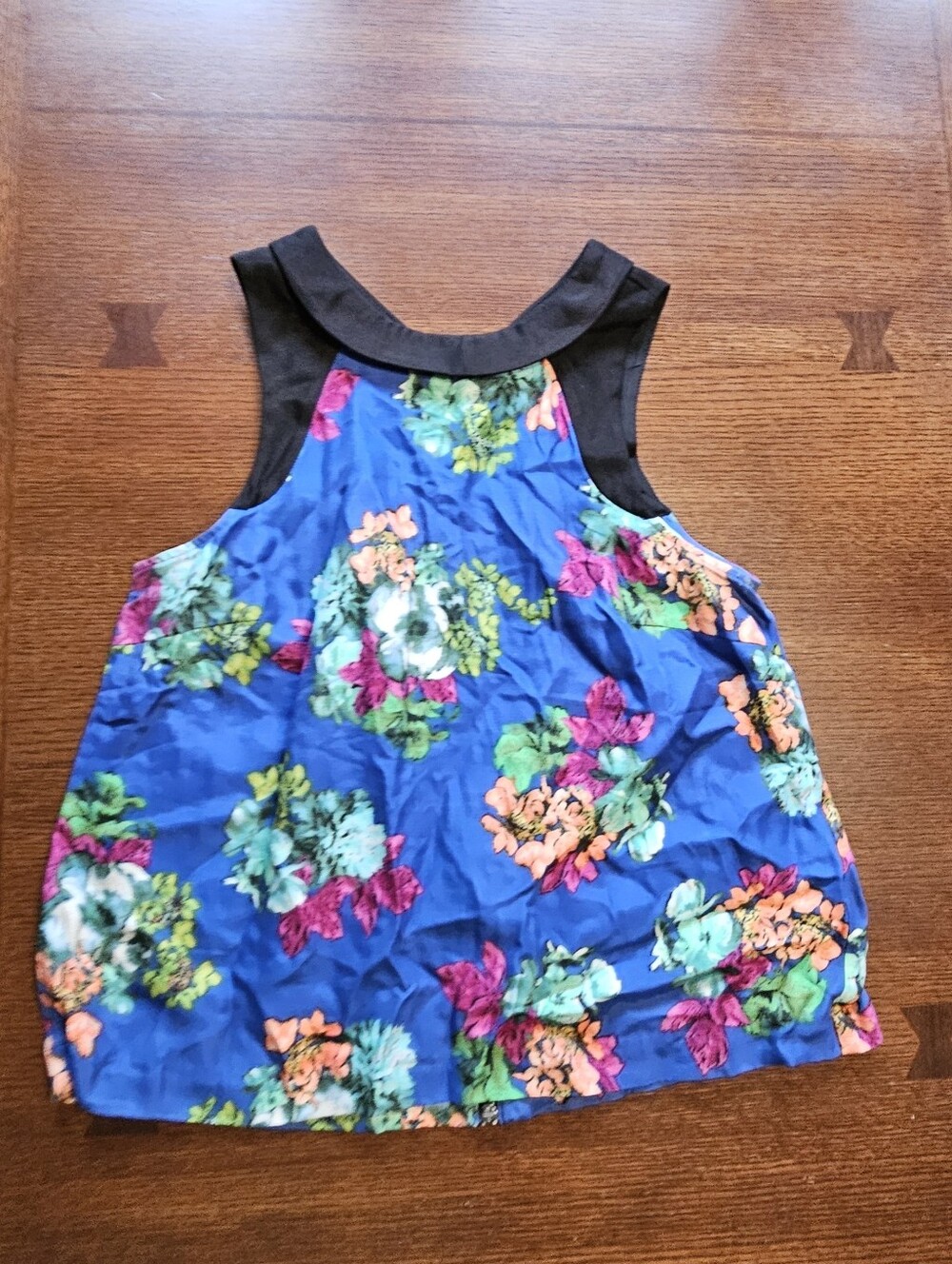HD in Paris Anthropologie Floral Dressy Tank Size 6